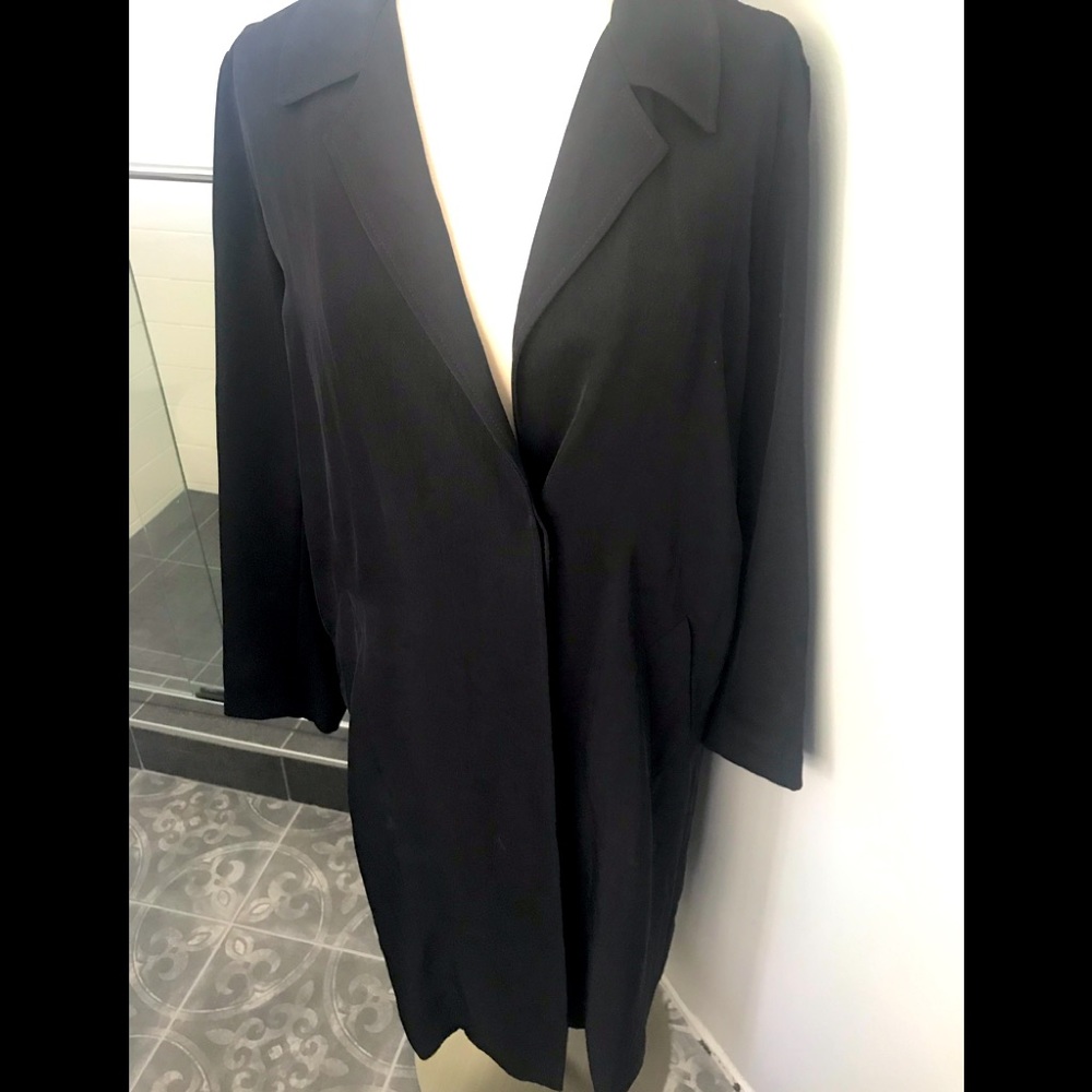 Black Sandro Paris Trench Coat